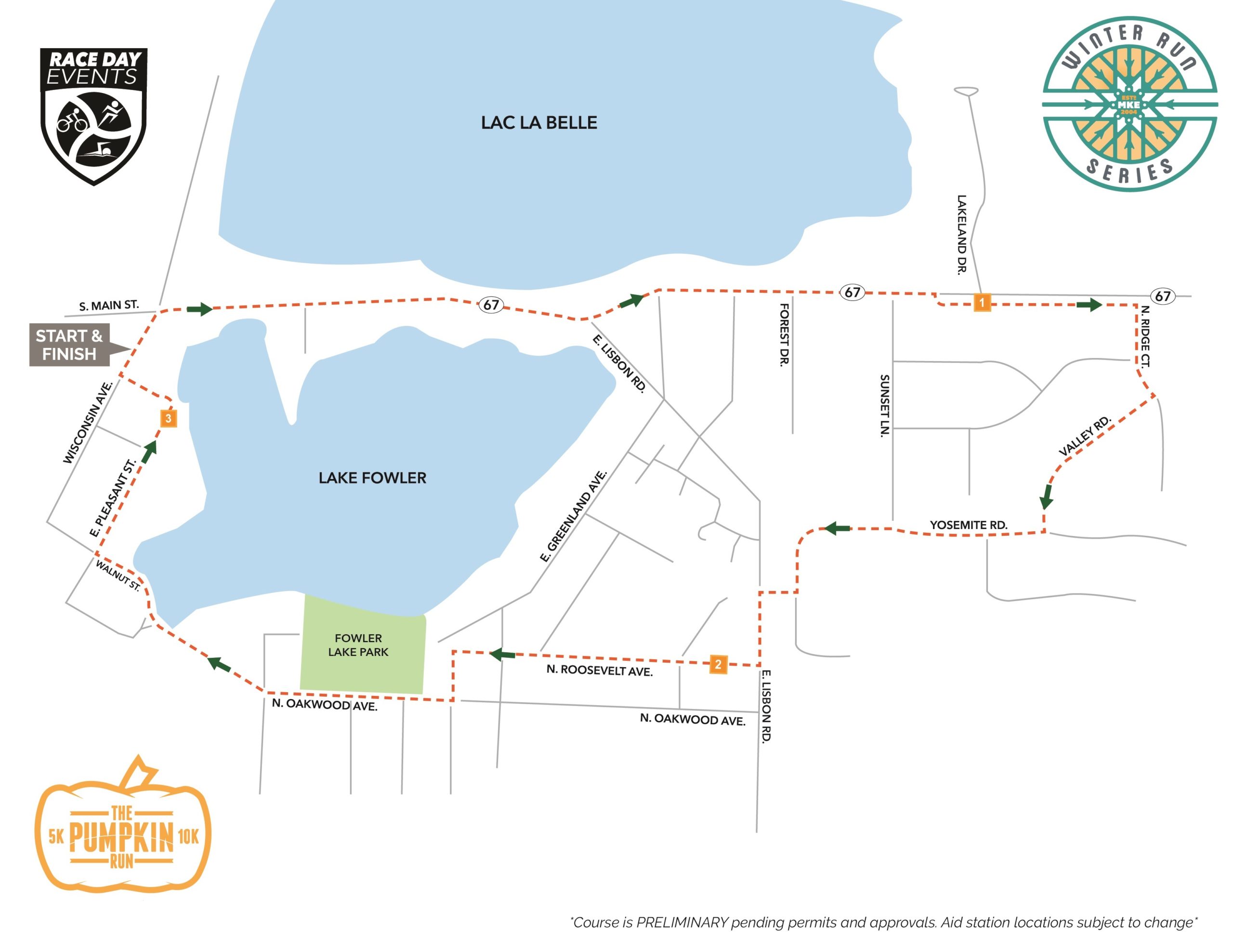 Winter Run Series Pumpkin Run Course Winter Run Series Pumpkin Run